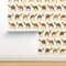 Exotic Desert Animal Camel Pom Poms Tassels Whimsical Maximalist Colorful Custom Removable Wallpaper by Spoonflower Peel & Stick Wallpaper 2FT Wide